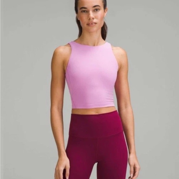 lululemon align high-neck cami tank top NWT Dahlia Mauve 4 - Picture 1 of 7